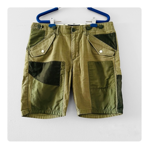 ★ Scotch & Soda Amsterdam Couture Cargo Shorts - Green ★ - Picture 3 of 17